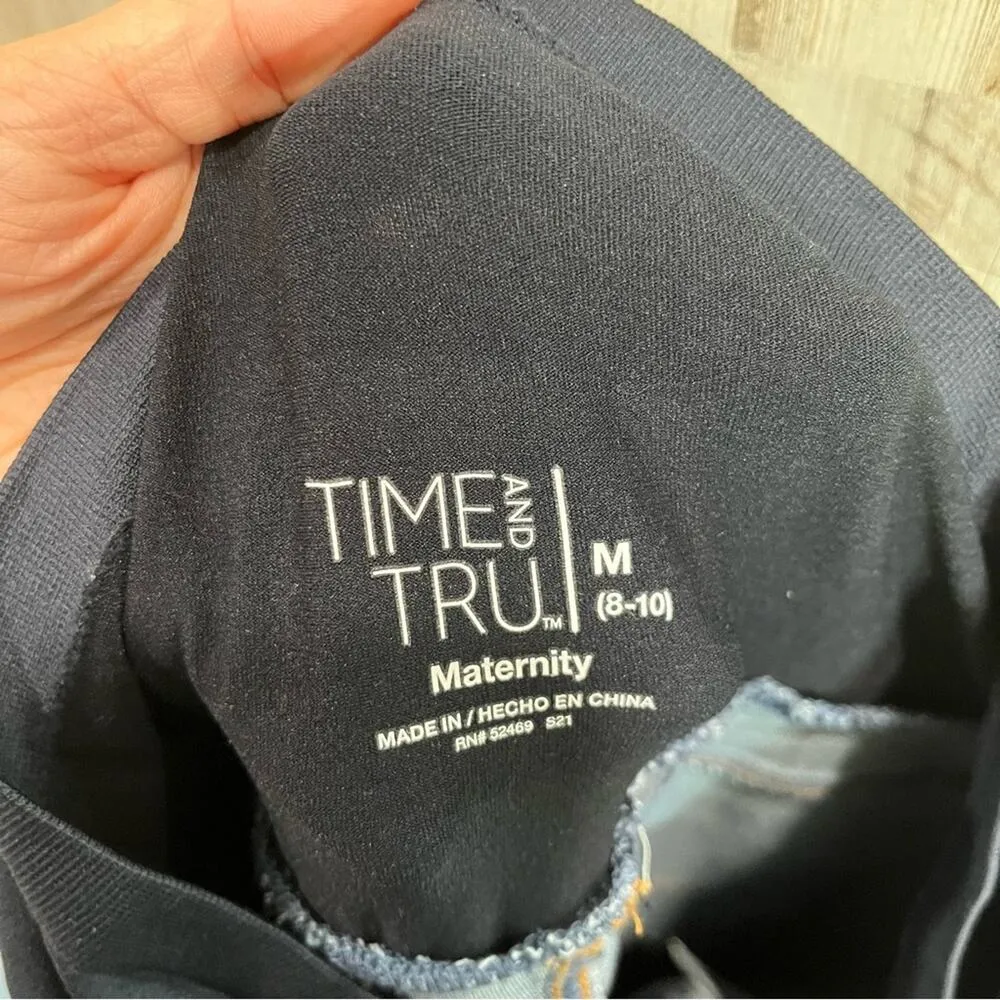 Time And Tru Skinny Maternity Jeans Full Panel - Image 4