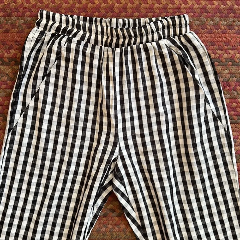 HAYDEN LOS ANGELES BLACK & WHITE GINGHAM CHECKERED PANTS - Image 4