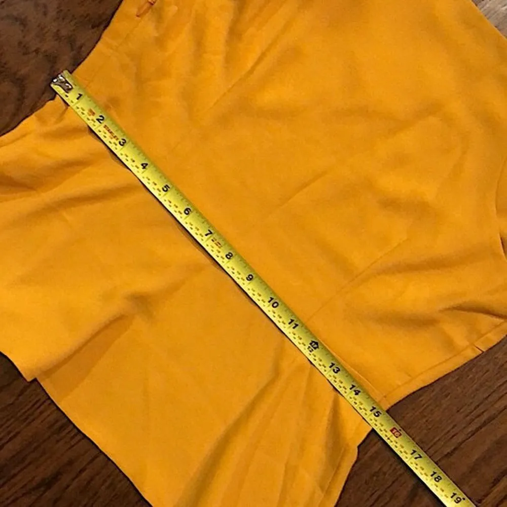 ELODIE Women’s Gold Scalloped Peplum Tank Top Sz Medium NWT - Image 7