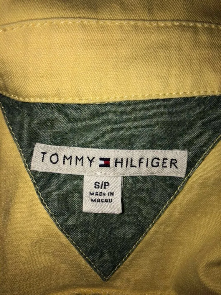 Tommy Hilfiger yellow jean jacket - Image 4