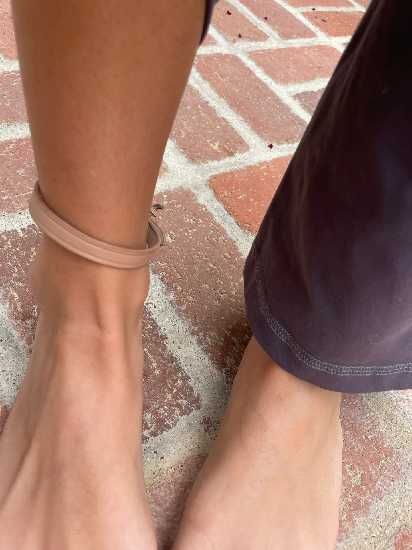 leather bracelet/ anklet / bag tag - Image 3