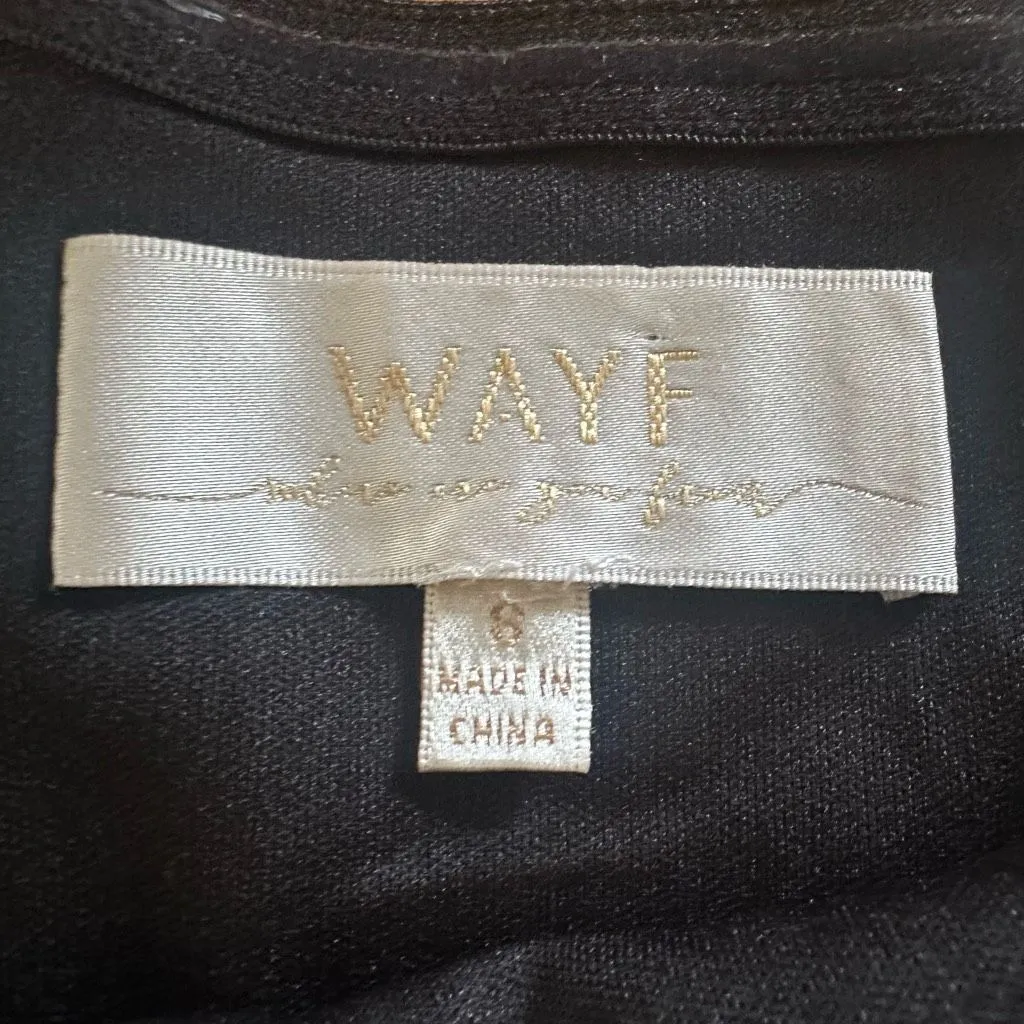 WAYF Angelique Strapless Tulip Gown in Black Size S - Image 6