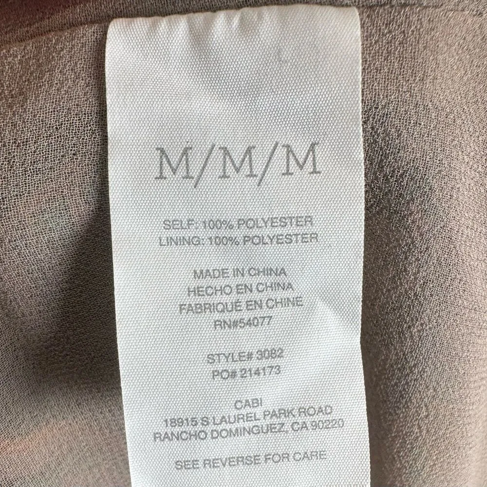 Cabi arabesque modern cami top size medium - Image 7