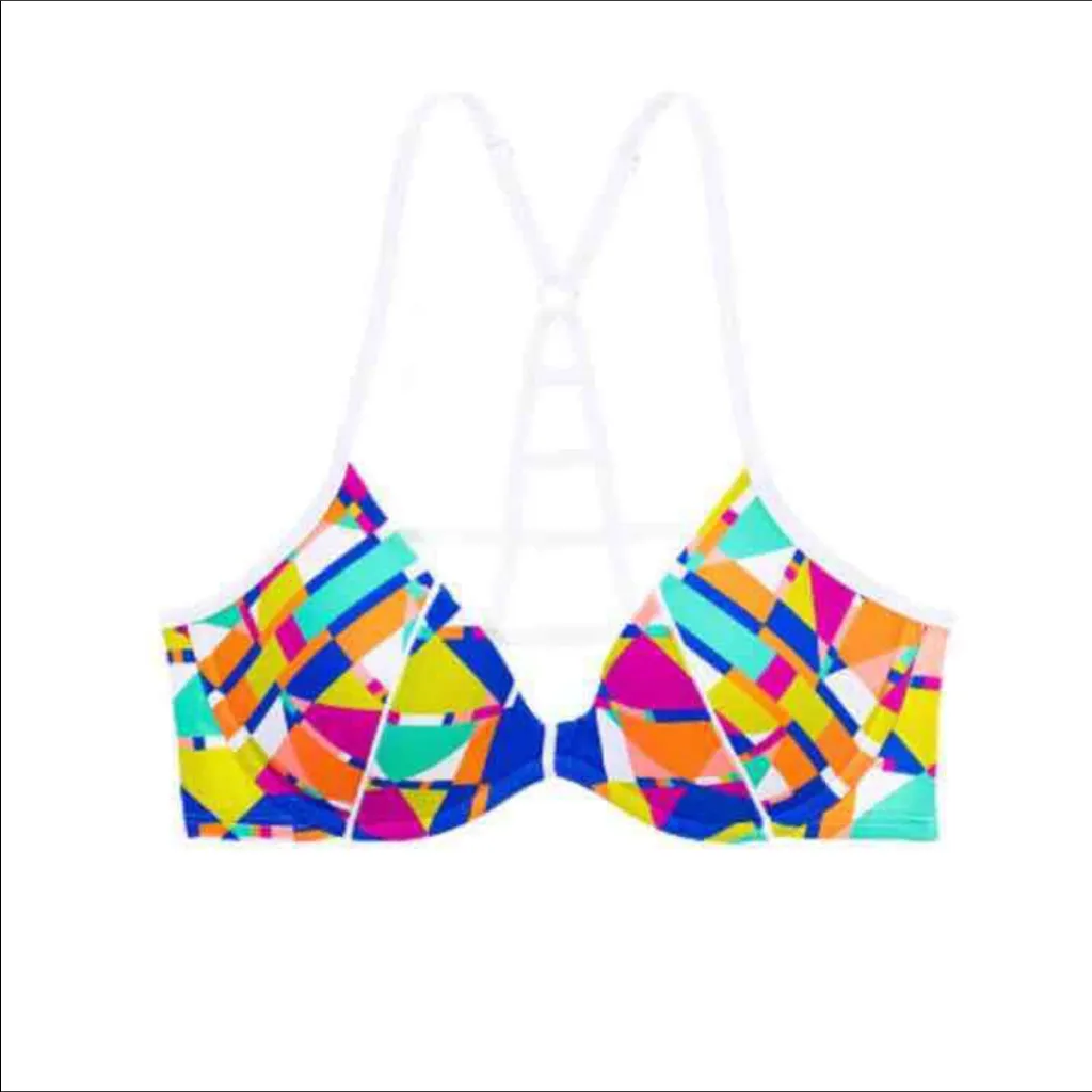 VS PINK Multi Geo Strappy Bikini Top (S AA-C) - Image 2
