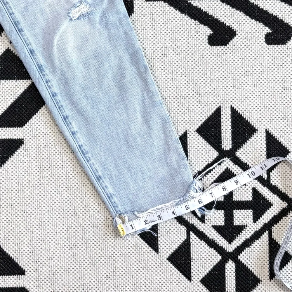 Pistola Presley High Rise Relaxed Roller Distressed Jean in By My Side Size 26 - Image 9