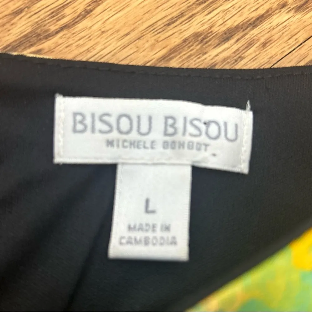 Bisou Bisou | The Dye Rose Print Lined Crop Tank Size L - Image 8