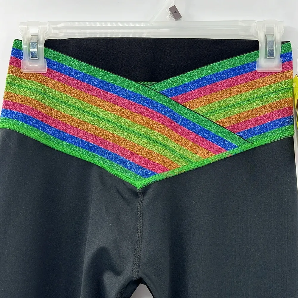 Zumba Inspire High waist long leggings Z1B00894 Bold Black size Small NWT - Image 2