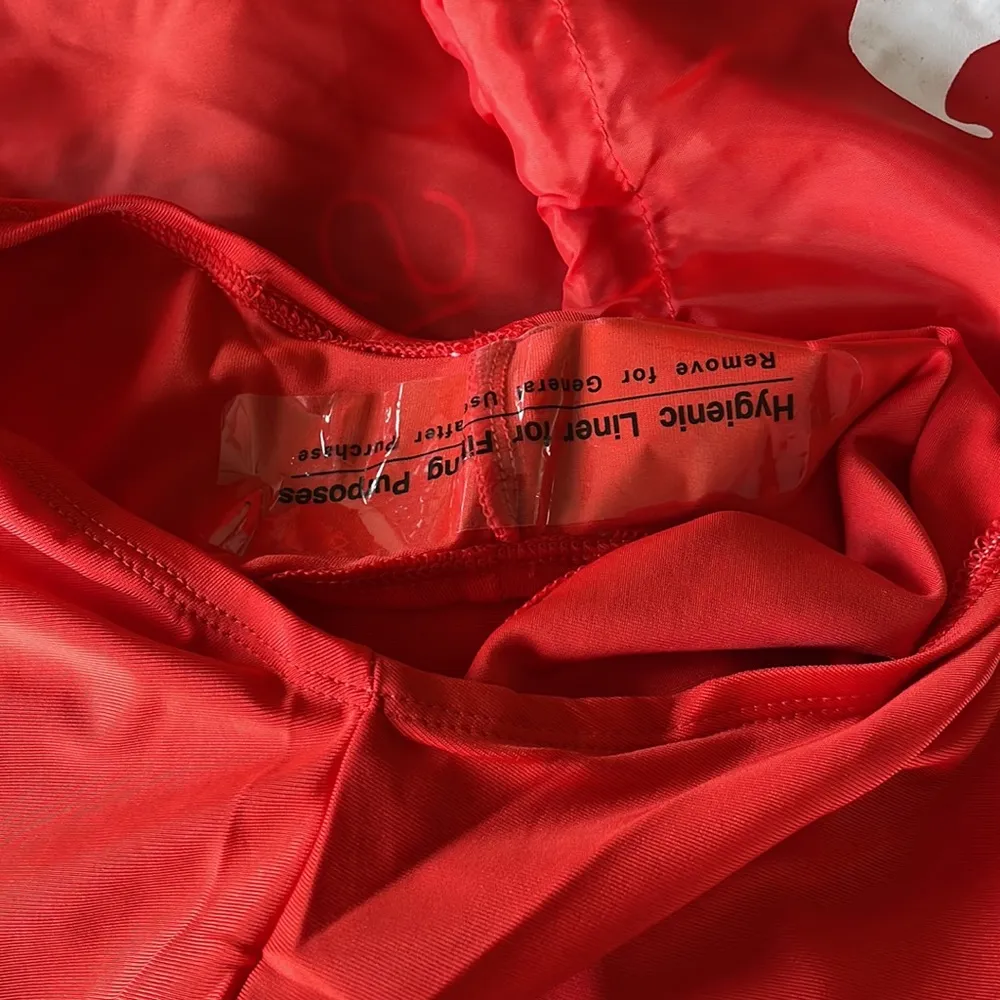 NWT KENDALL + KYLIE  TEAM MERMAID ONE PIECE SWIMSUIT RED XL - Image 10