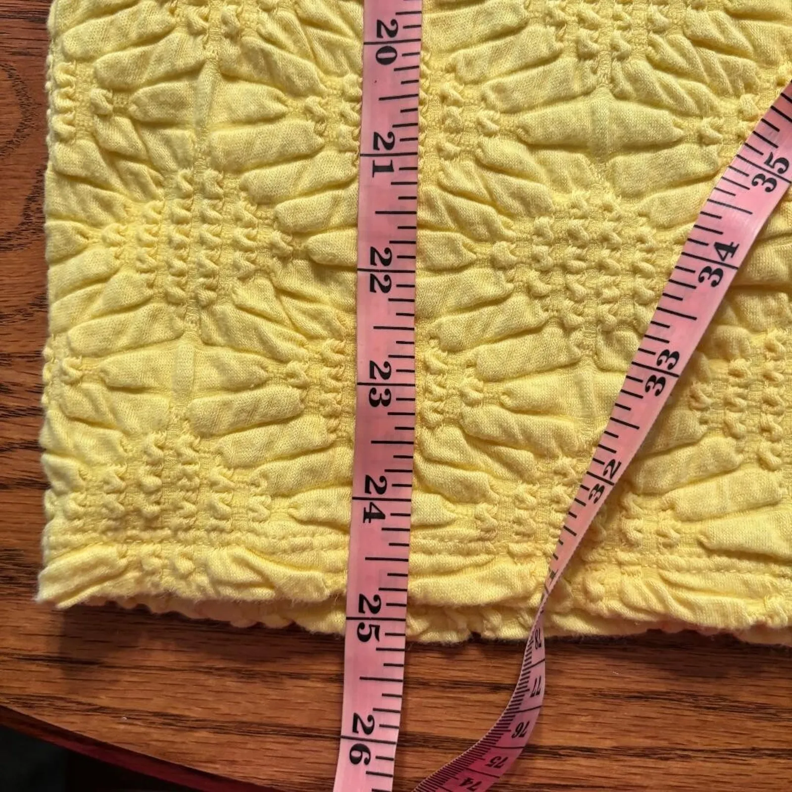 Wild Fable Yellow Halter Knee Length Dress with side slit built in bra Size M - Image 9