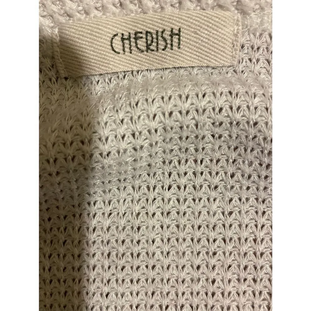 Cherish Long Sleeve  White Cardigan Size 1X - Image 4