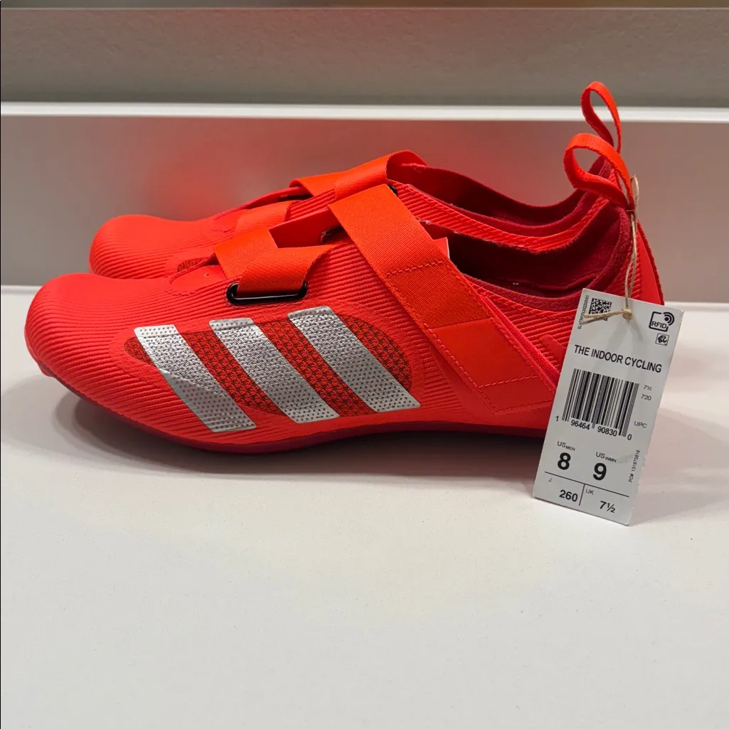 Adidas The Indoor Cycling Shoe Women’s Size 9 Neon Orange New with tags! - Image 2