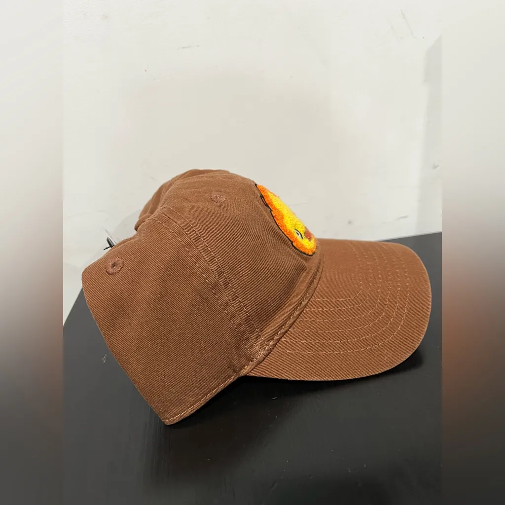 Studio Ghibli Howl’s Moving Castle Calcifer Portrait Chenille Brown Cap - Image 6