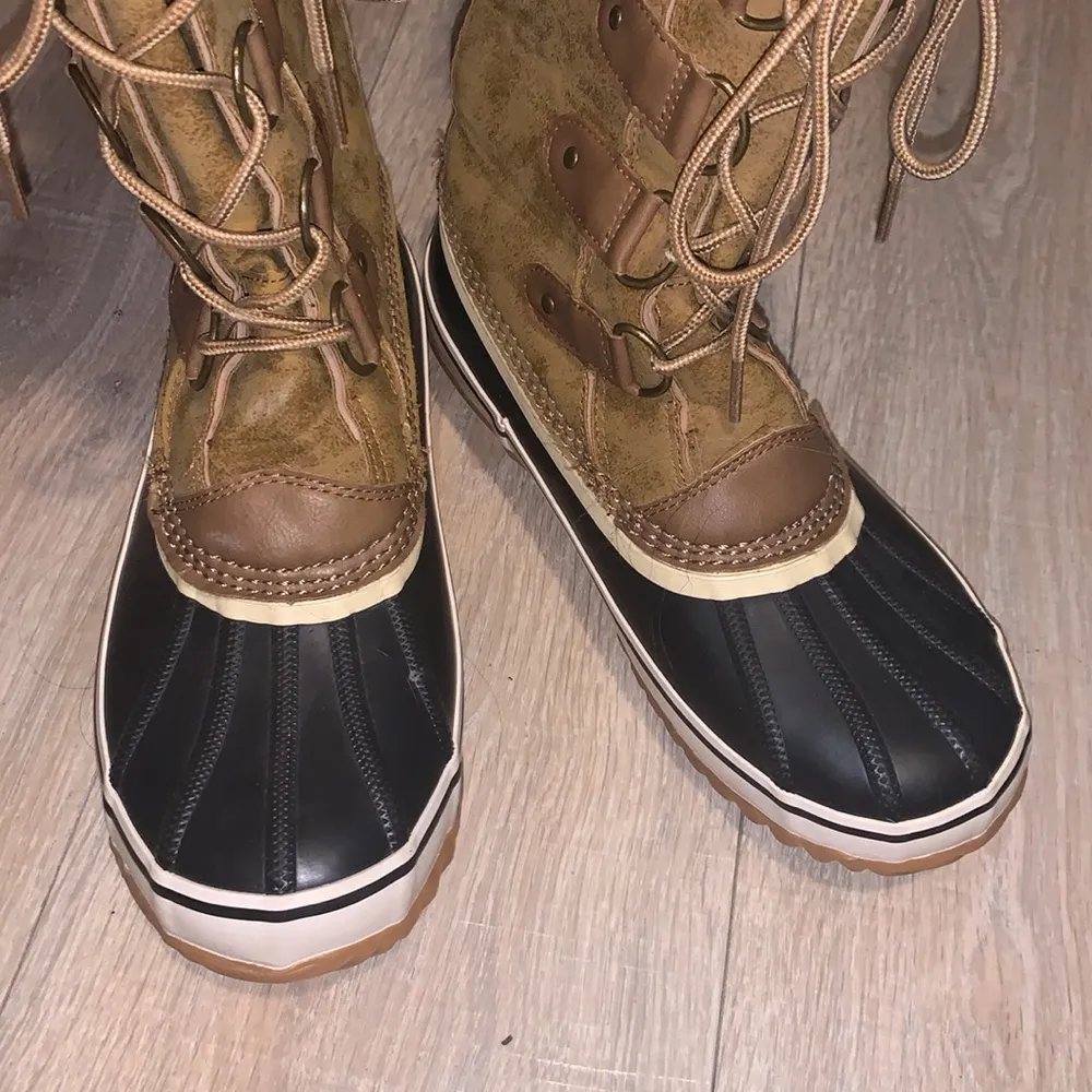 Jbu  by Jambu Bella Women's Waterproof Tan Winter Lace Up Rubber Snow Boots - Image 5