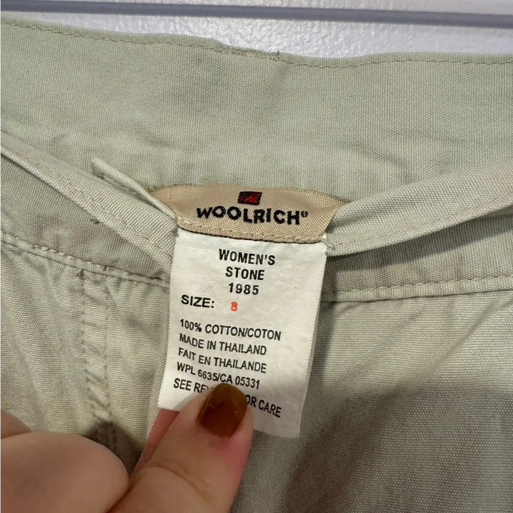 Tan woolrich cotton khaki shorts - Image 2