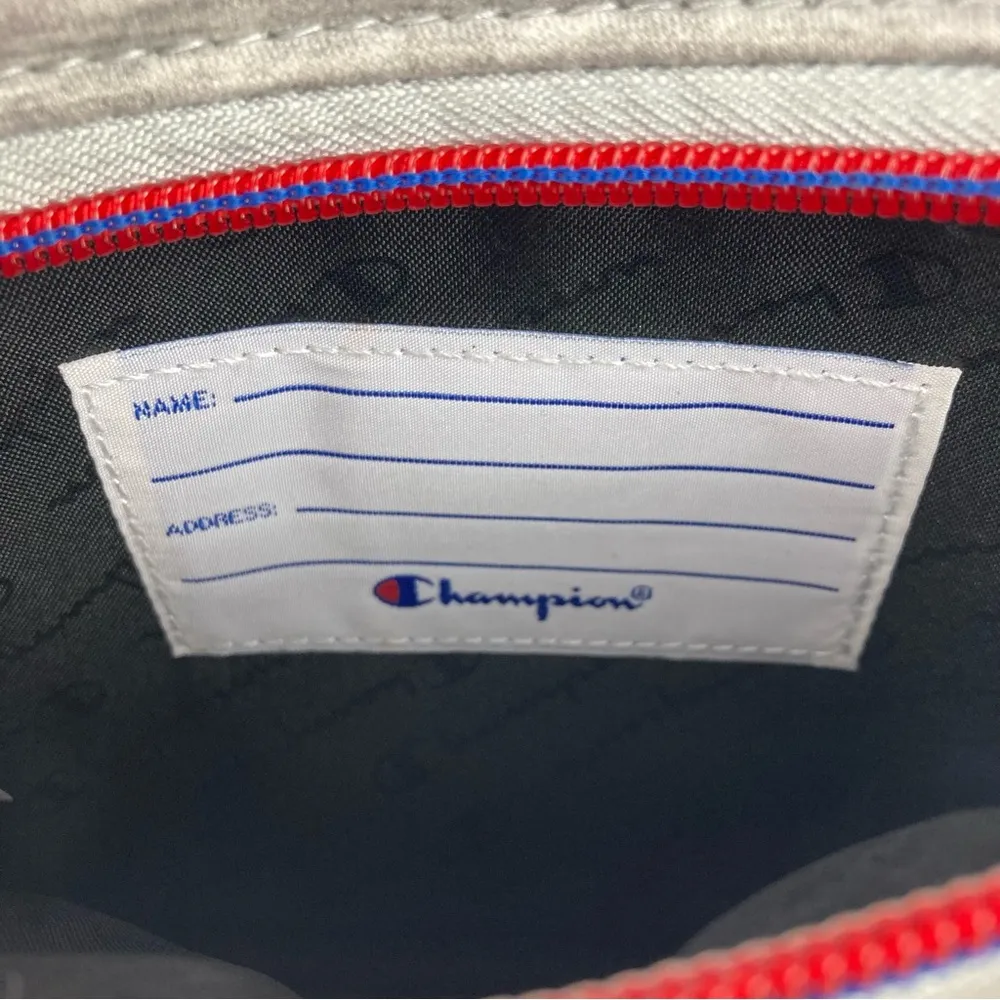 Champion Fanny Pack Belt Bag Sling Gray with Red and Blue Accents - Image 5