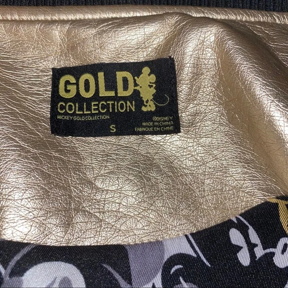 Disney Mickey Gold Collection small Bomber Jacket - Image 6