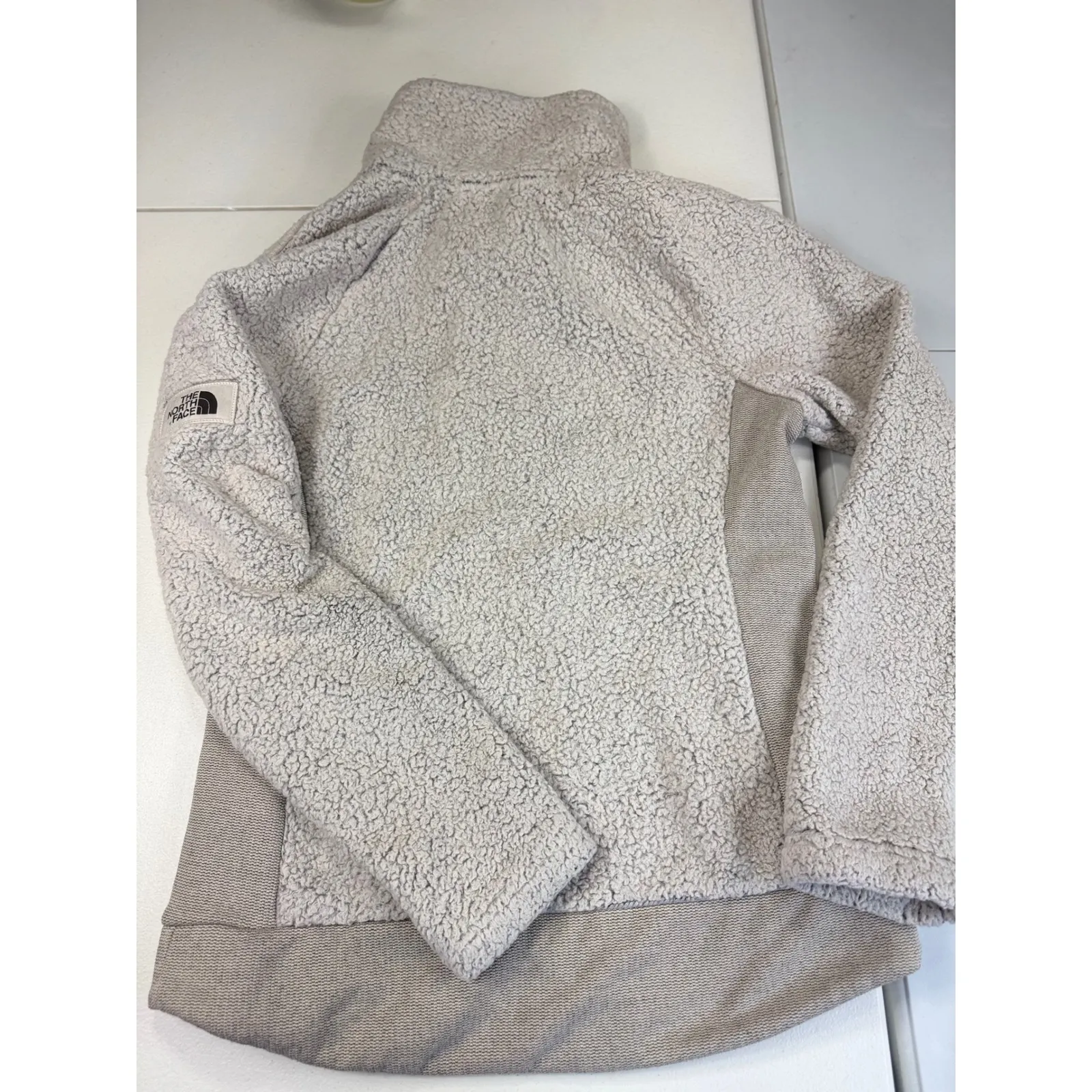 The North Face Womens Fleece Jacket Full Zip High Neck Sherpa Small‎ - Image 9