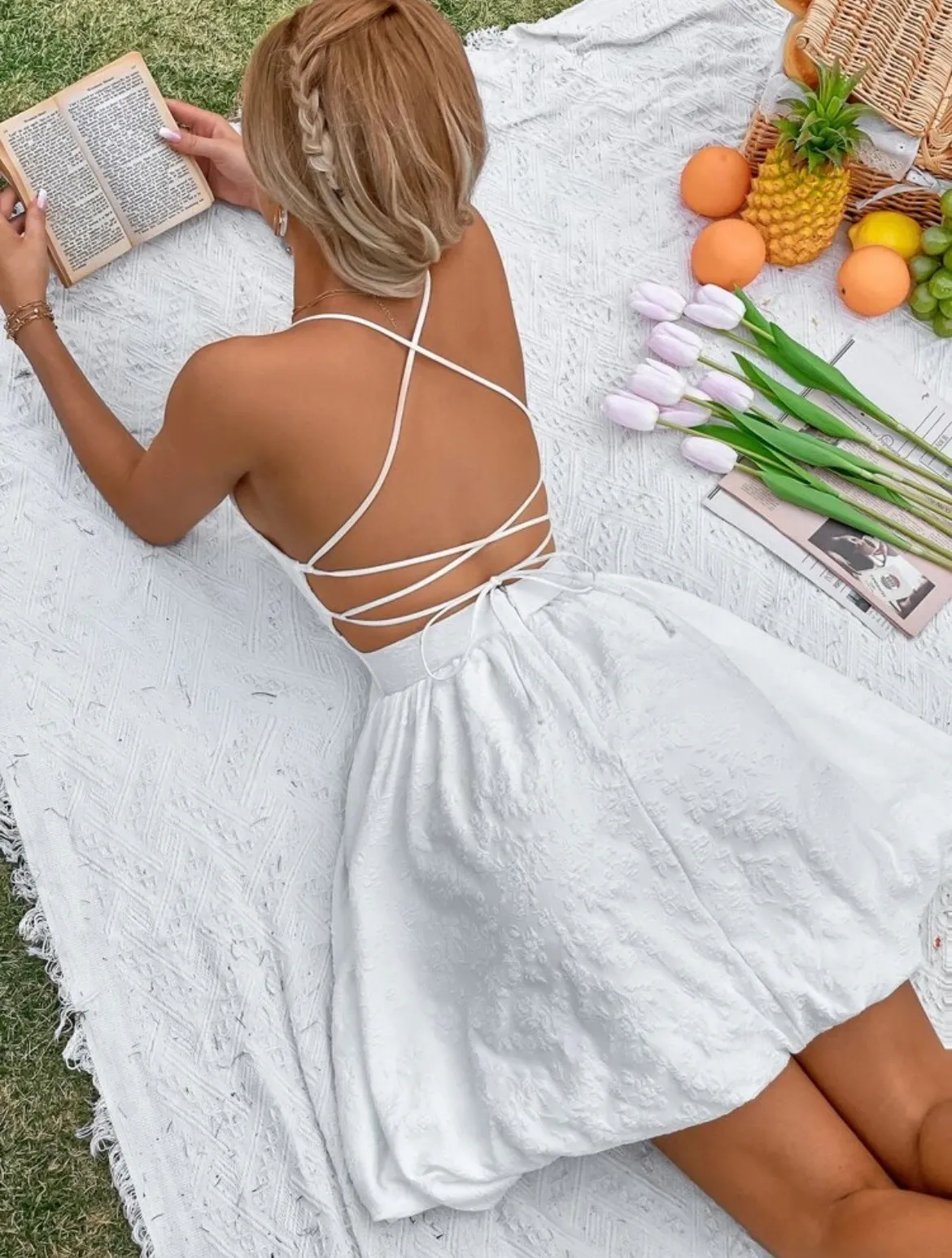 SheIn white dress - Image 2