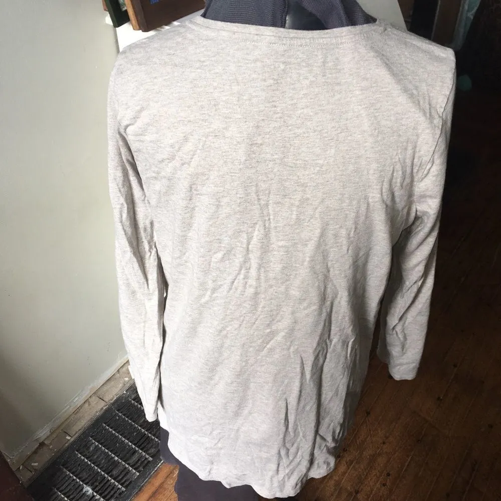 Pure Jill M cozy normcore lounge Tunic Gray Size M - Image 2