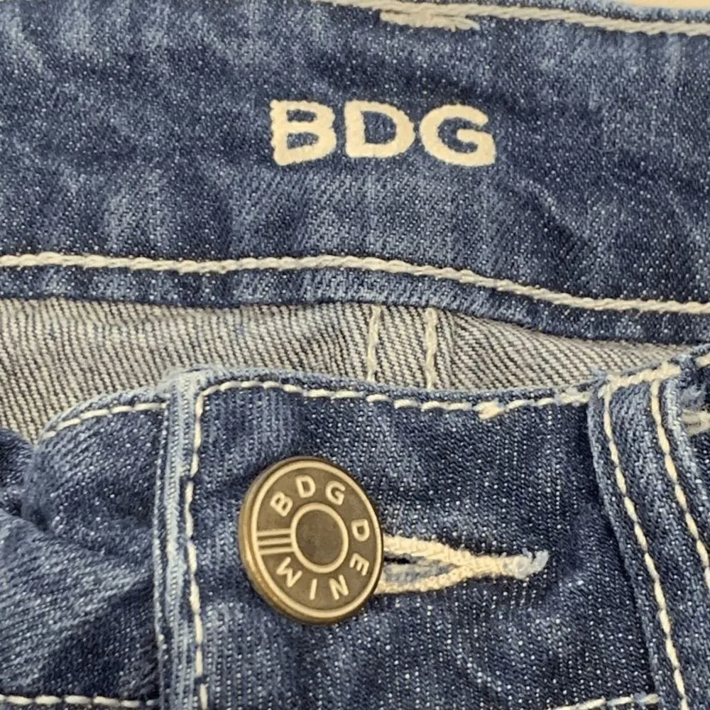 BDG Super High Rise Foxy Button Fly Denim Short - Image 3