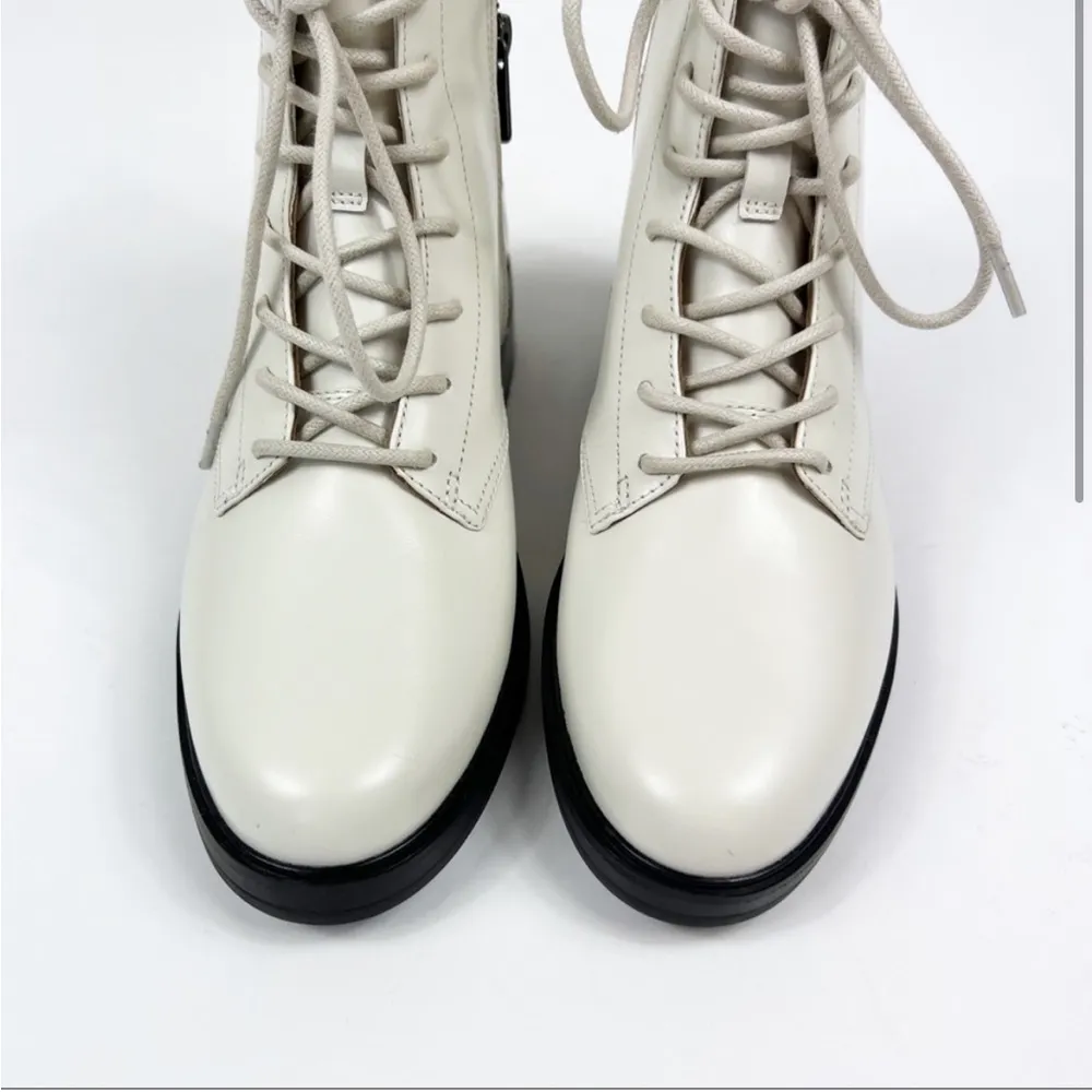 NEW Everlane The Modern Utility Lace-Up Boot White Size 8.5 - Image 3