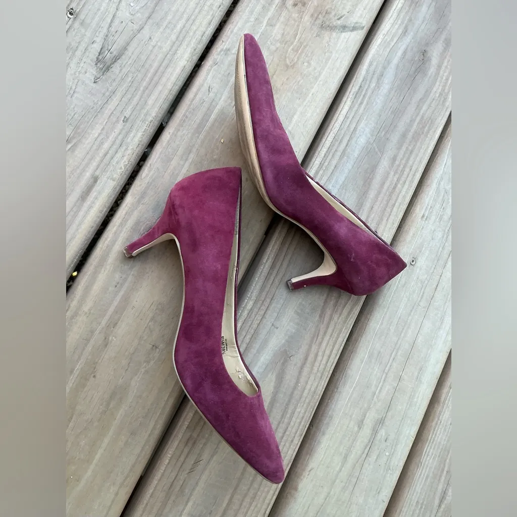 Comfy pretty mid heel pumps💗💗 Purple Size 9.5 - Image 10