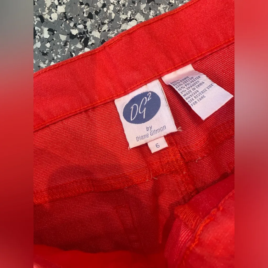 EUC DIANE GILMAN RED  SKINNY JEANS - Image 3