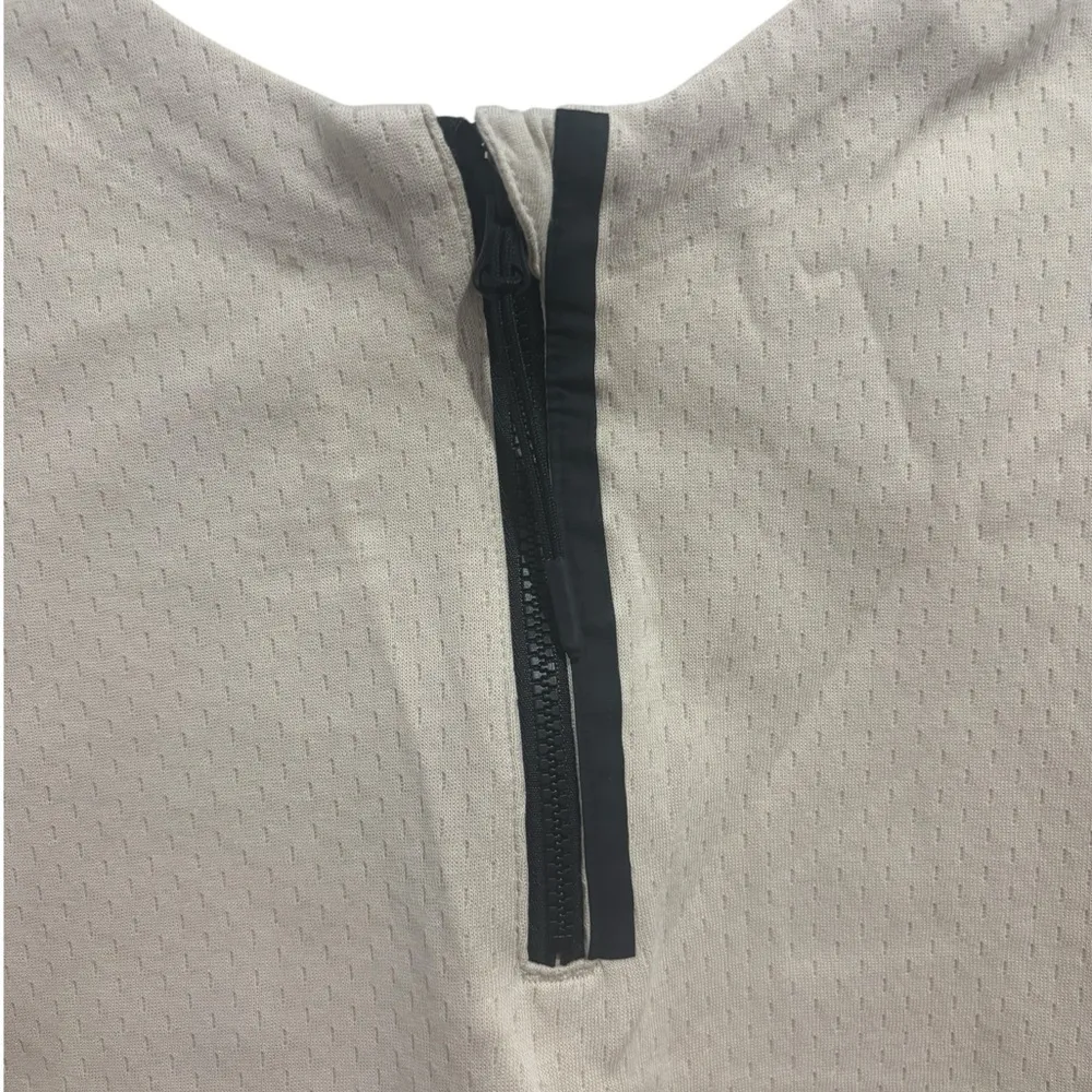 Nike Cream Tan Short Sleeve Boxy Tee Small Gorpcore Athletic Square Neck - Image 9