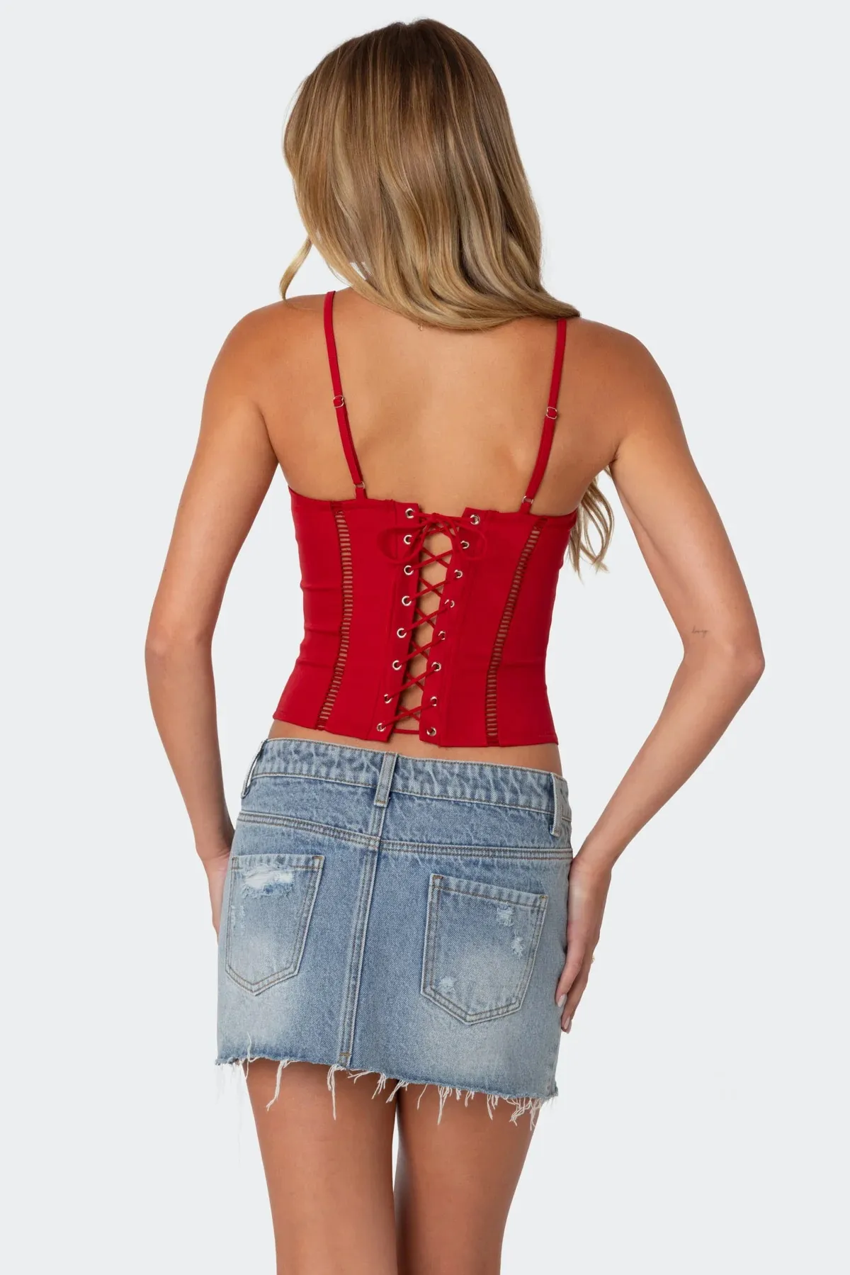 Ladder Corset Tie Top - Image 3