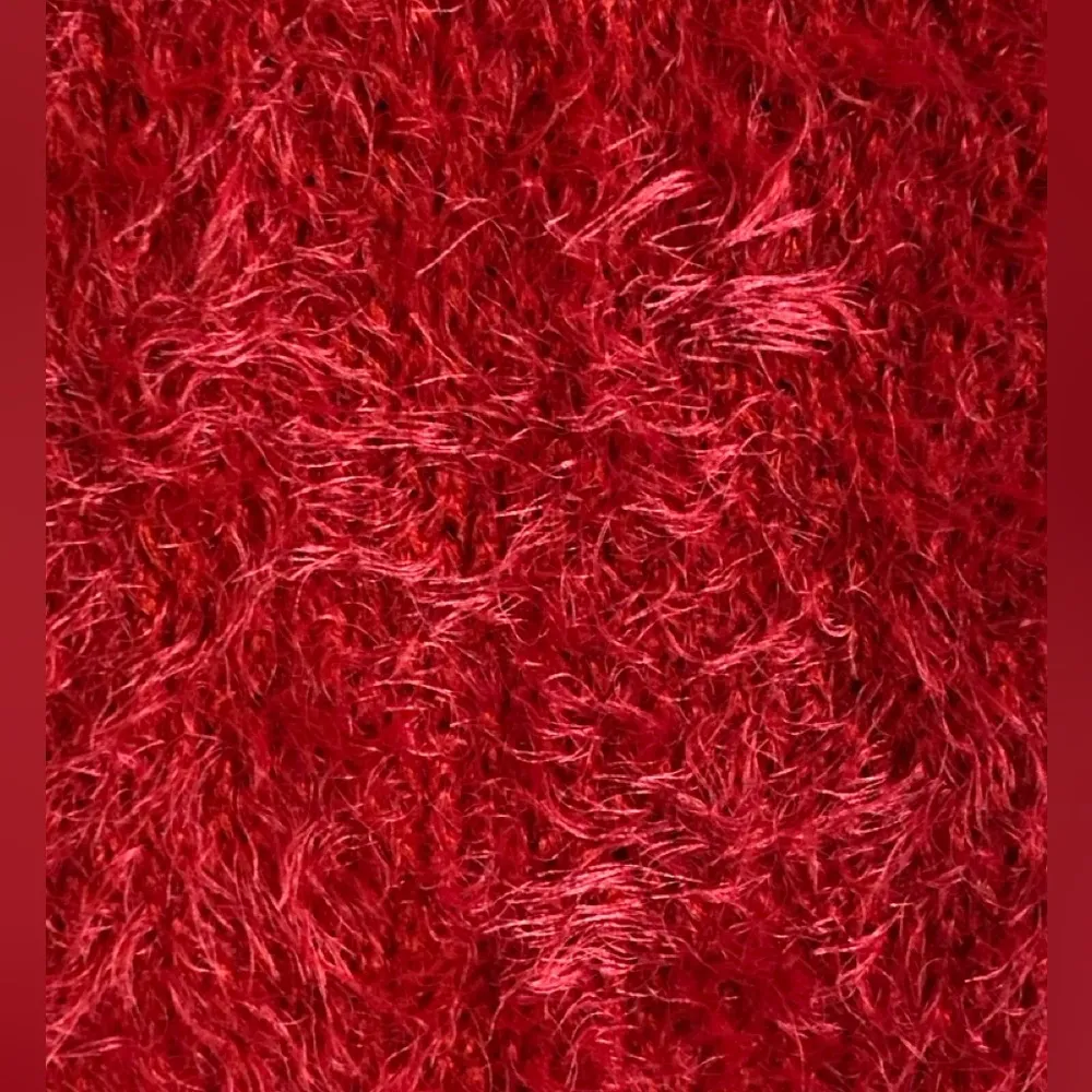 Charlotte Russe Red Fluffy Knit Infinity Scarf - Image 12