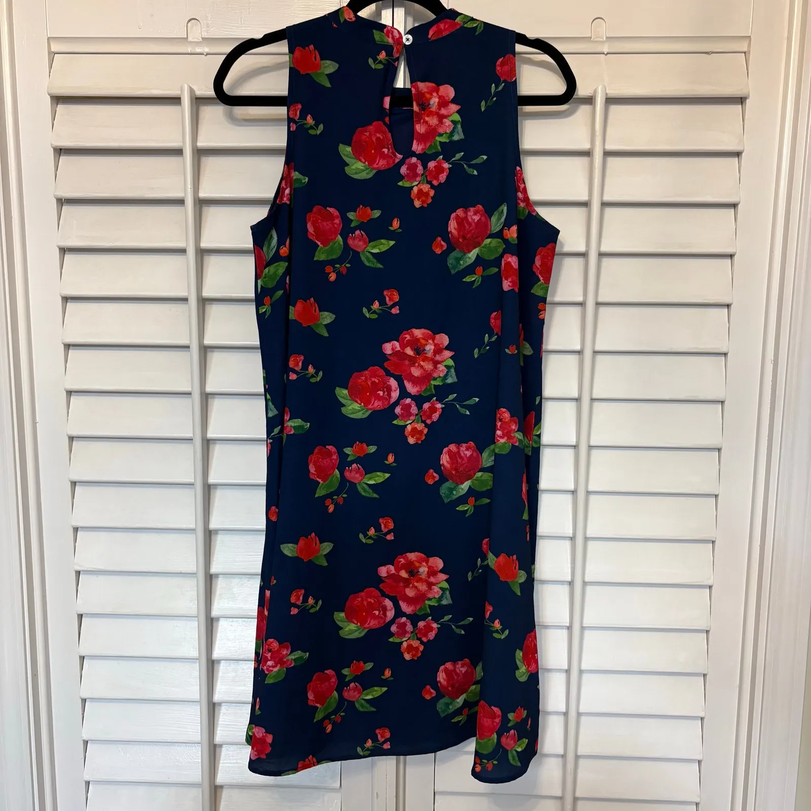 Mud‎ Pie Blue Floral Dress Size Small - Image 2