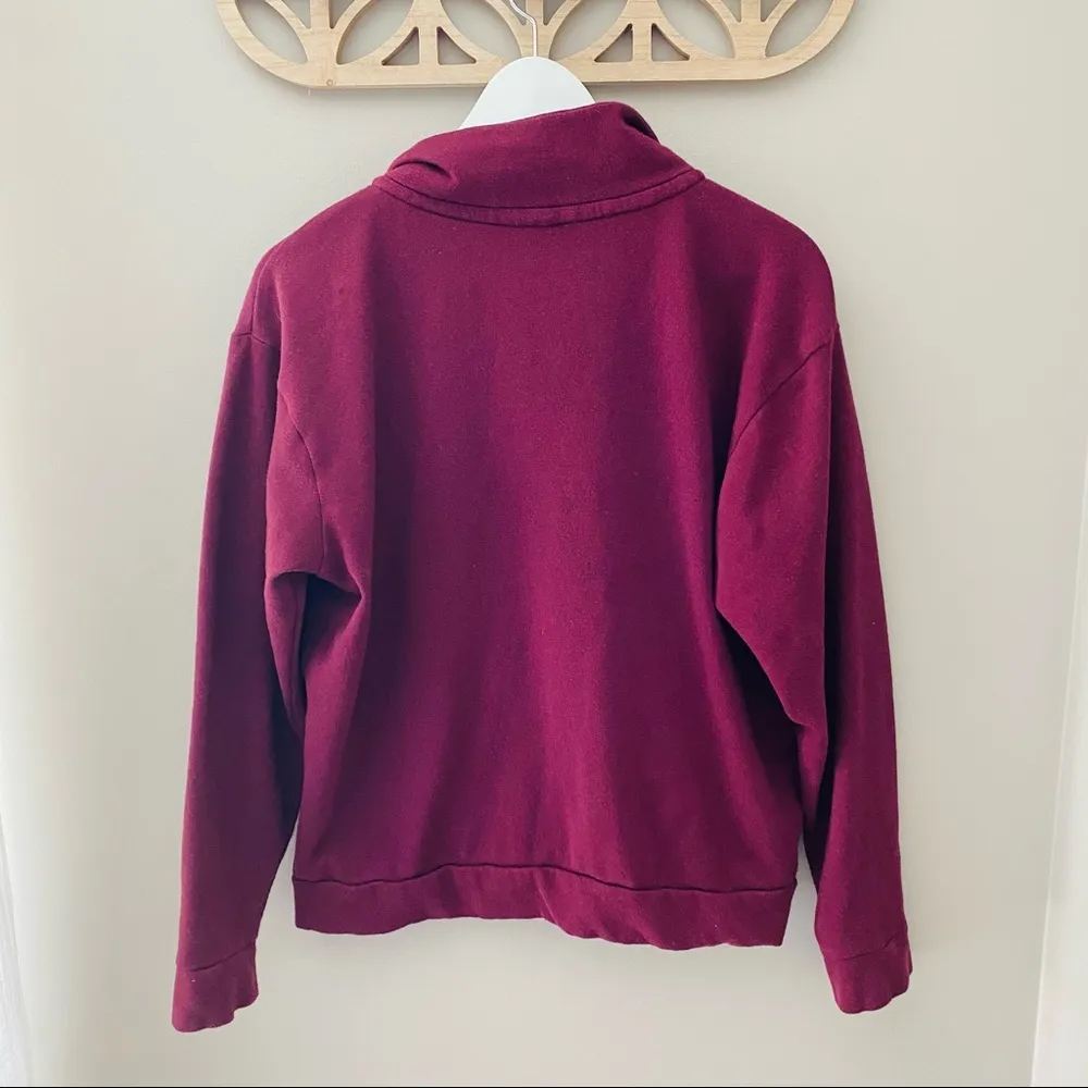 PINK Victoria's Secret Half Zip Pullover Sweater Sz Small - Image 6