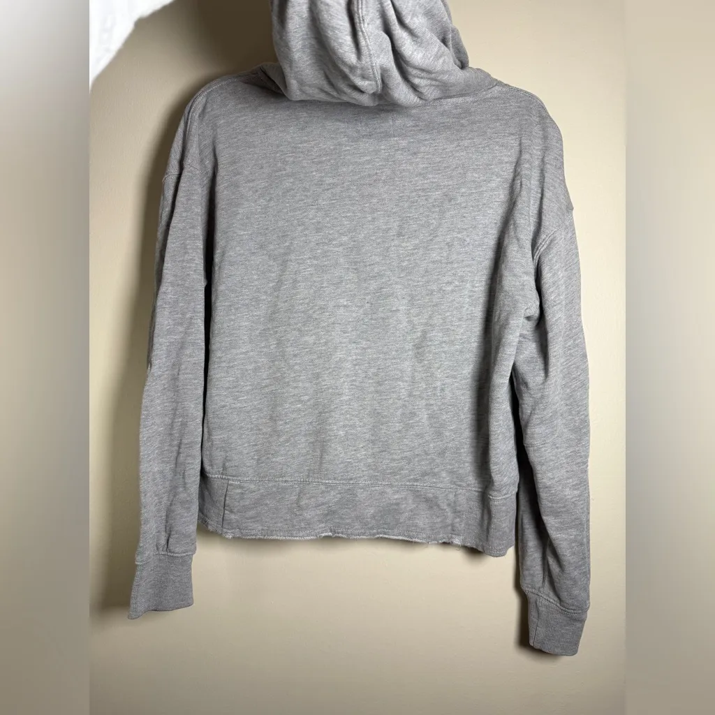 FP Movement All Sport Sweat Hoodie Grey Oversized Crop XS Free People - Image 15