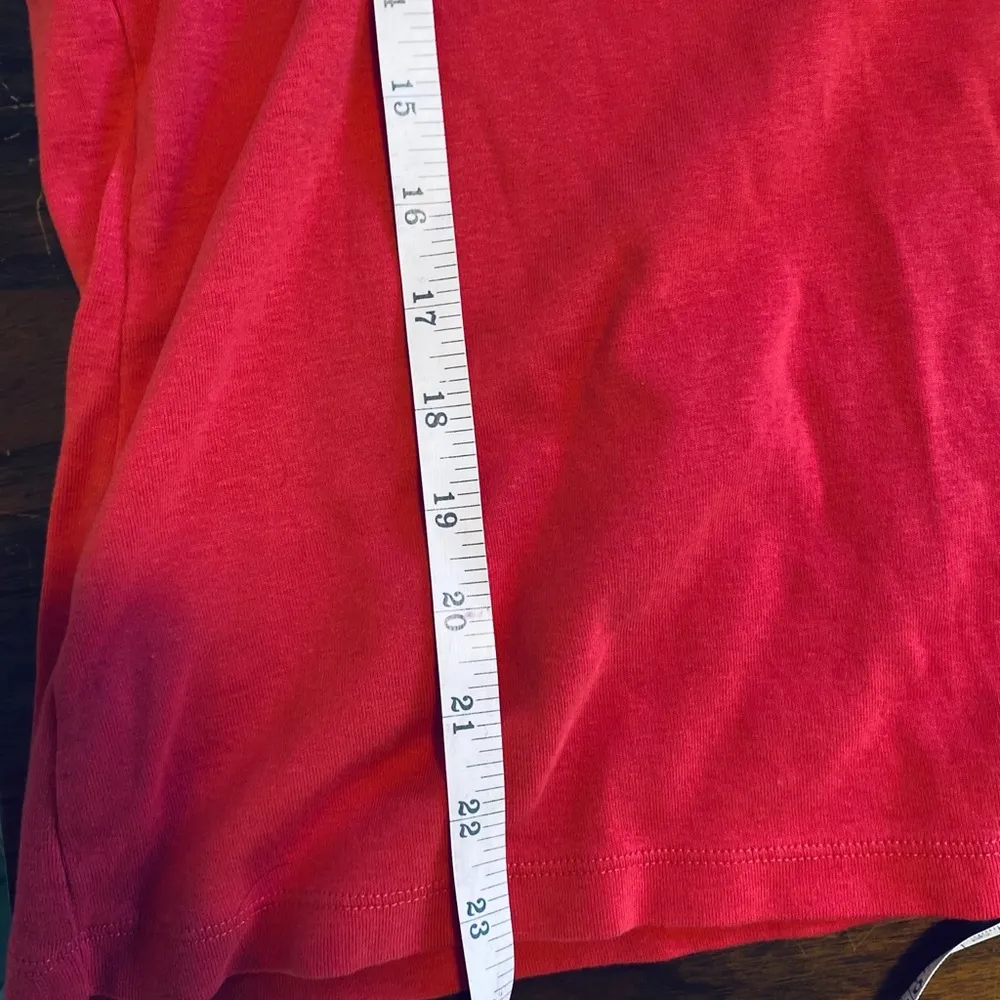 St. John’s Bay 🚨 $1 BLOWOUT SALE  Essential Tee in red Women’s Size Large - Image 4