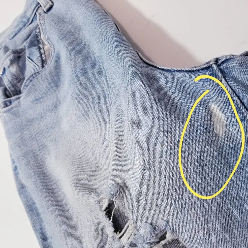 Levi's Silver Tab Distressed Ripped Mom Jeans - Image 3