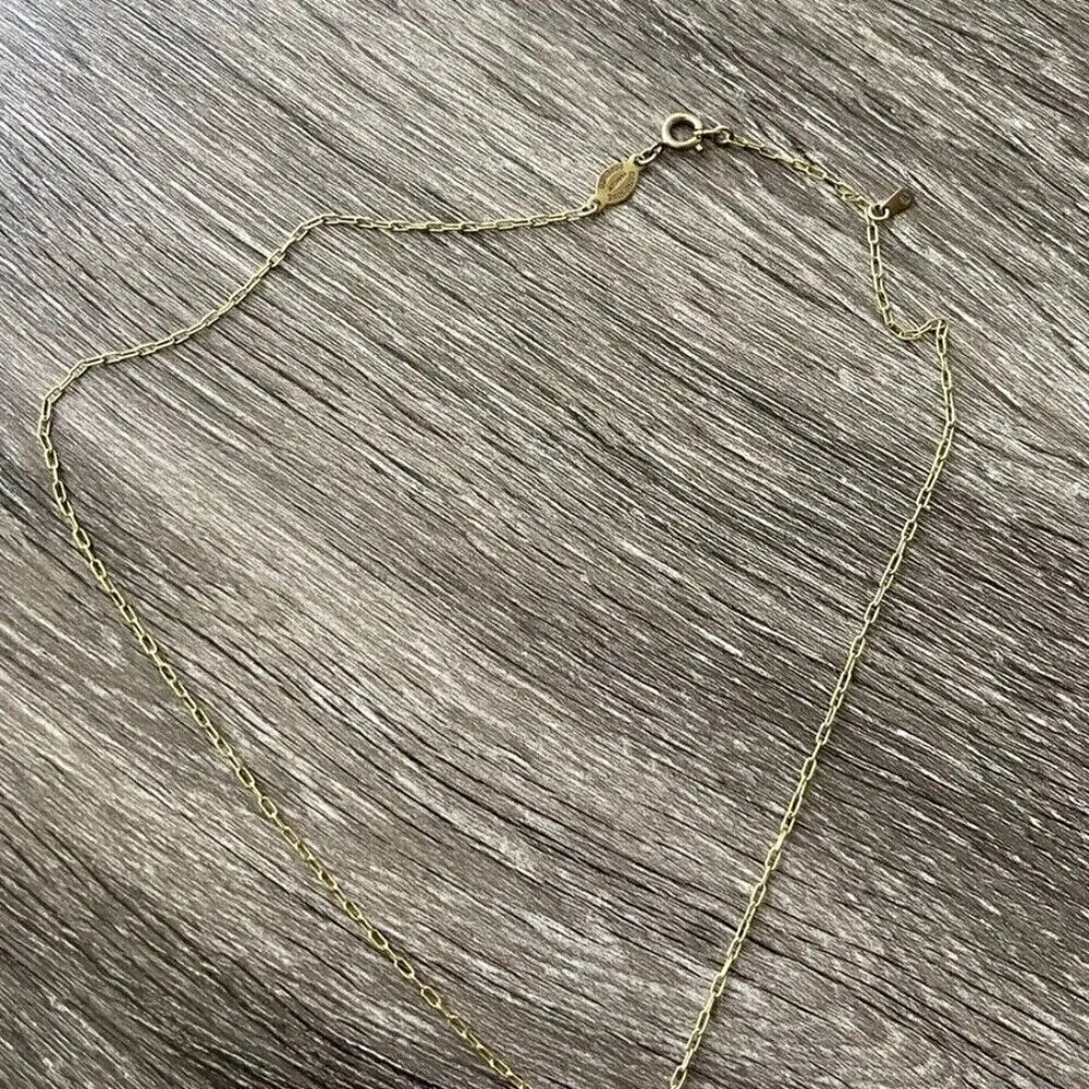 Catherine Popesco Blue Stone Seahorse Animal Pendant Necklace France Gold Tone - Image 9