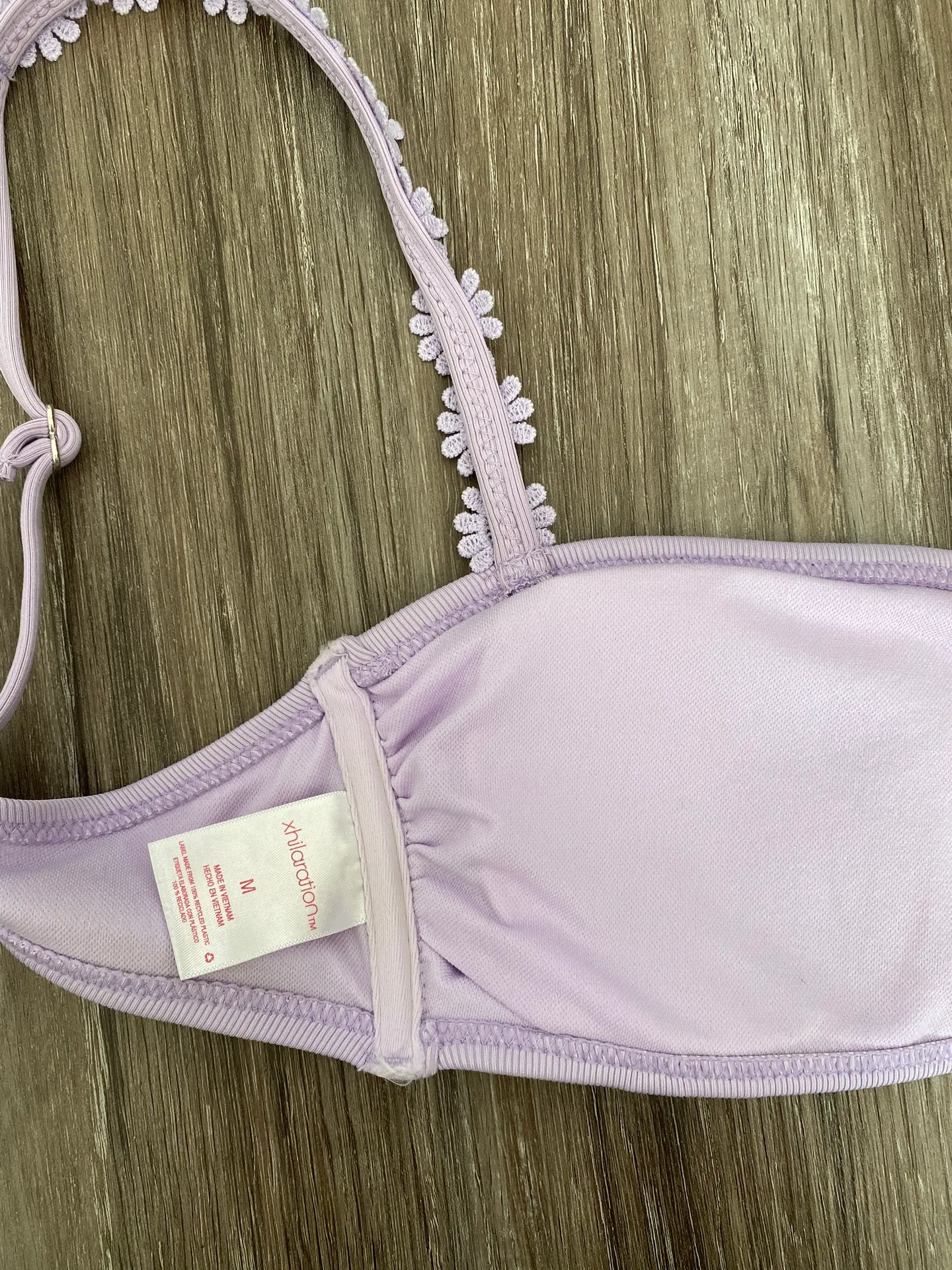Target lavender flower bikini top - Image 3