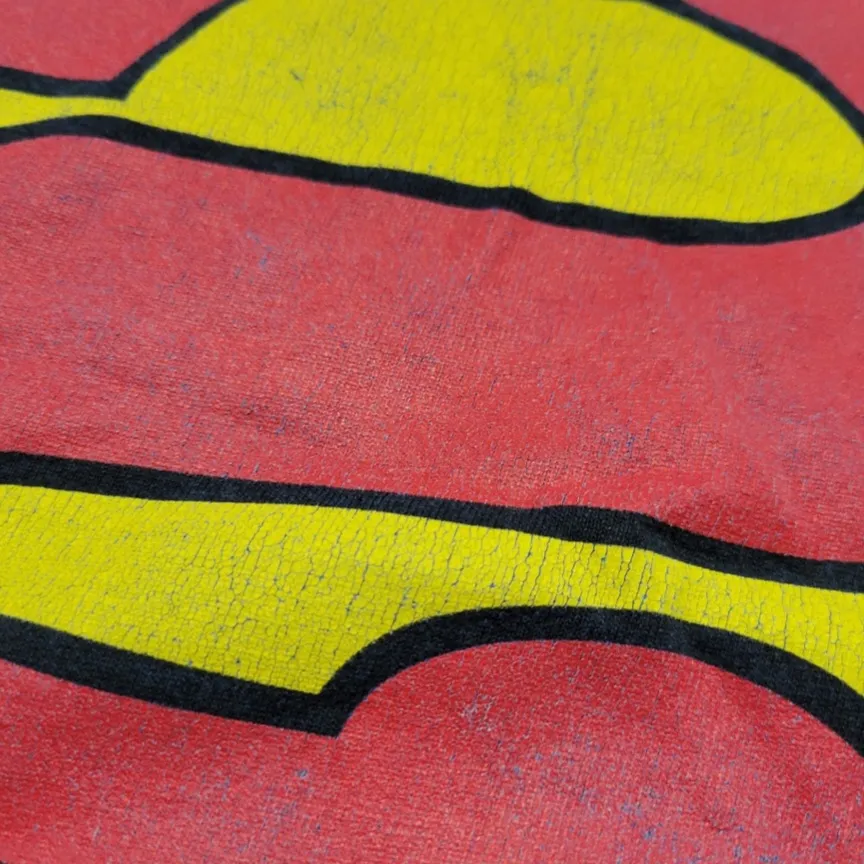 Rare Vintage  Shirt Size XL DC Comics Superman Backwards Logo Graphic Print T-Shirt Unisex T-Shirt - Image 5