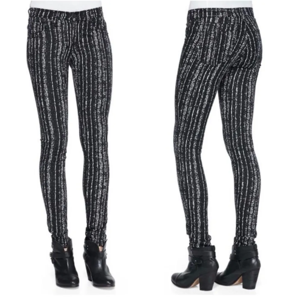 Rag & Bone Jeans - Legging Barcode Printed Knit Pants - Image 70