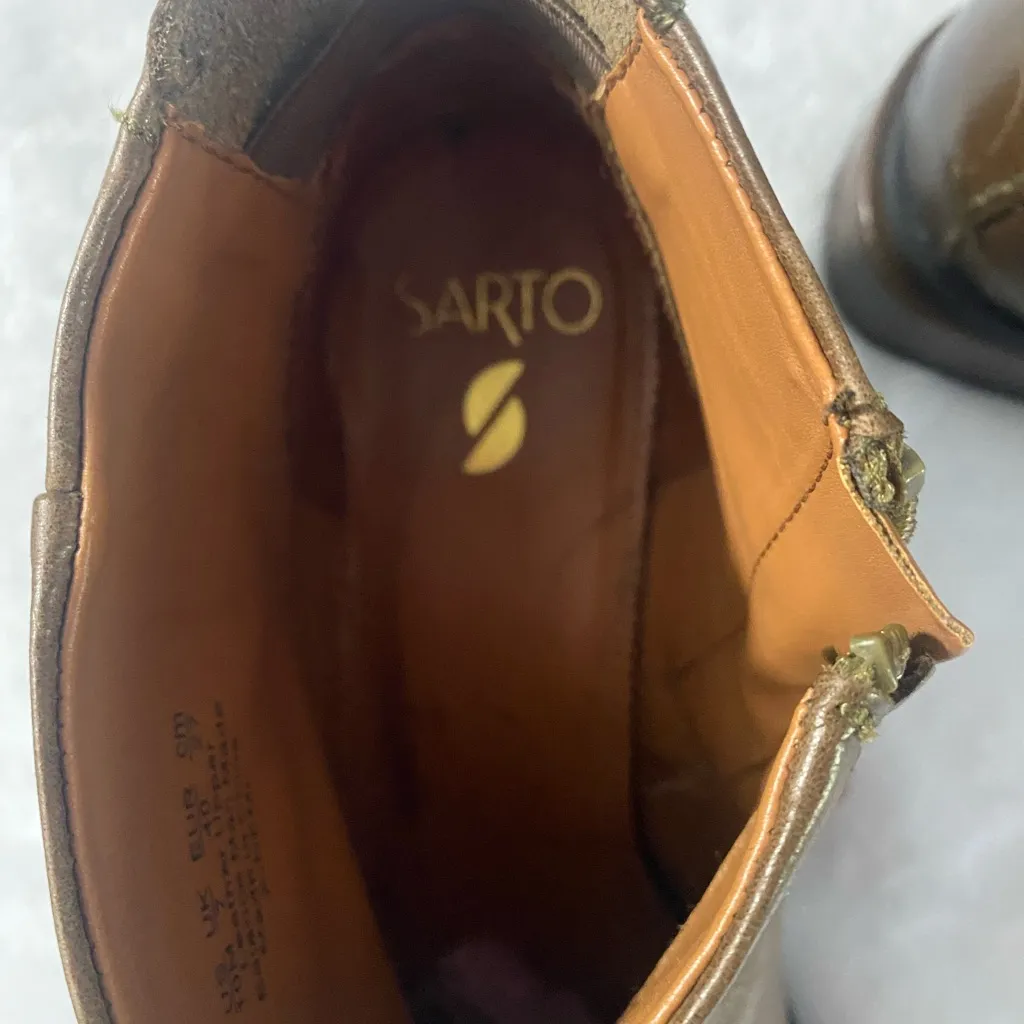 Franco Sarto Men's Tan Leather Boots - Image 3