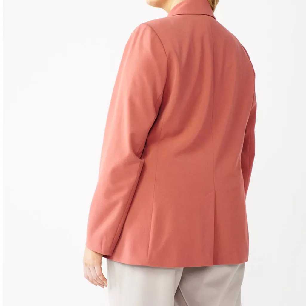 Nine West Coral Blazer Size L - Image 2