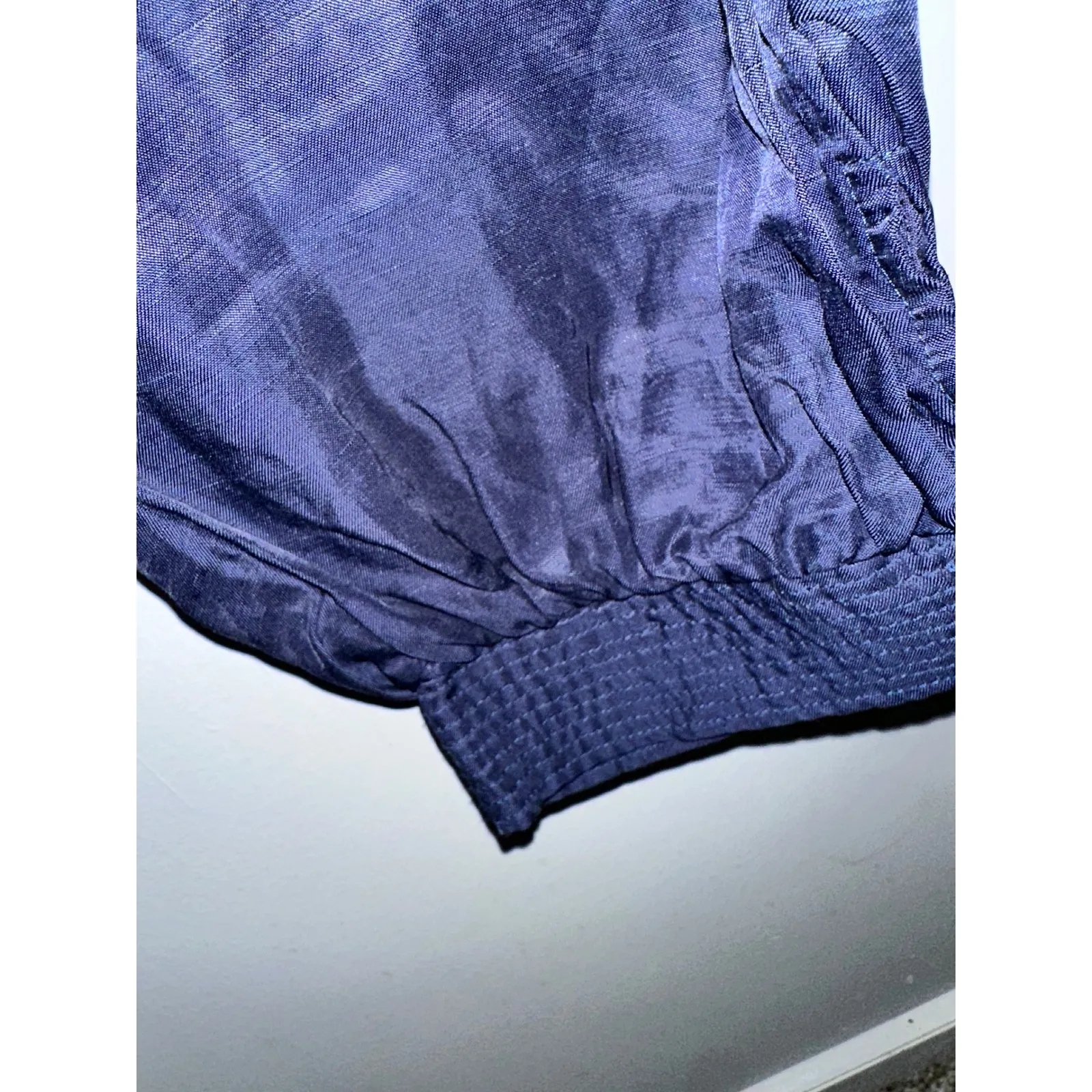 Sancia Womens Jumpsuit Size S Navy Blue‎ V Neck Sleeveless Pocketed Casual Blue - Image 6