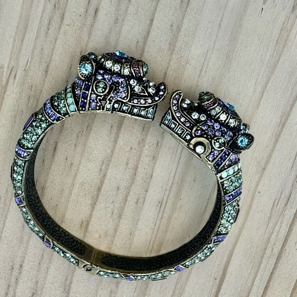 Heidi Daus “Glittering Guardian Fu Dog” ➕ Hidden Watch Statement Bracelet - Image 13