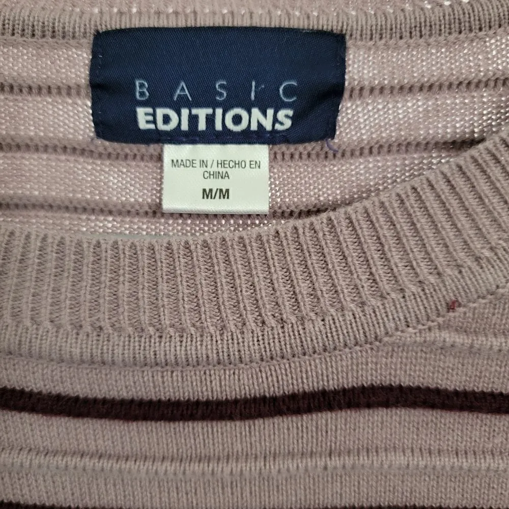 Basic Editions Sweater Pink Size M - Image 3