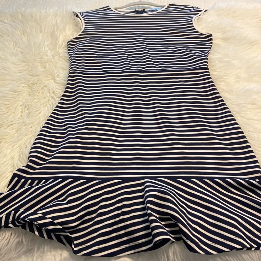 Drapers James Dress BNWOT size M navy blue and white colors - Image 10