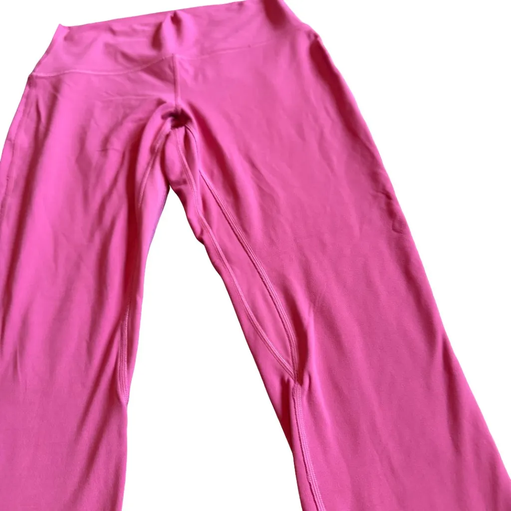 Lululemon Align High-Rise Cropped Leggings Bright Pink Athletic Athleisure Sz 10 - Image 7