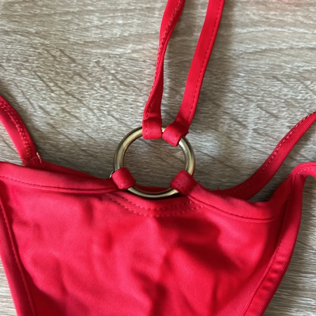 For love and lemons red bikini bottom - Image 3