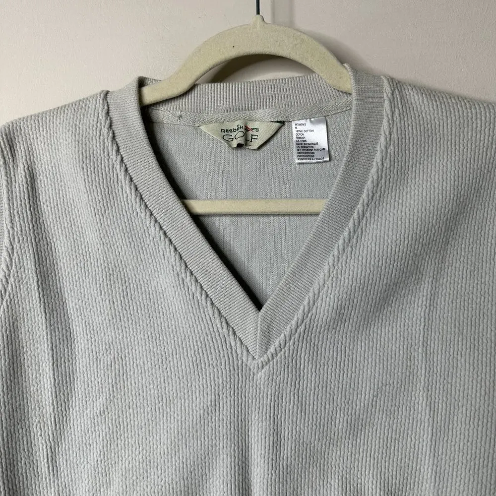Reebok  Beige Golf Vest Women's Medium - Image 2