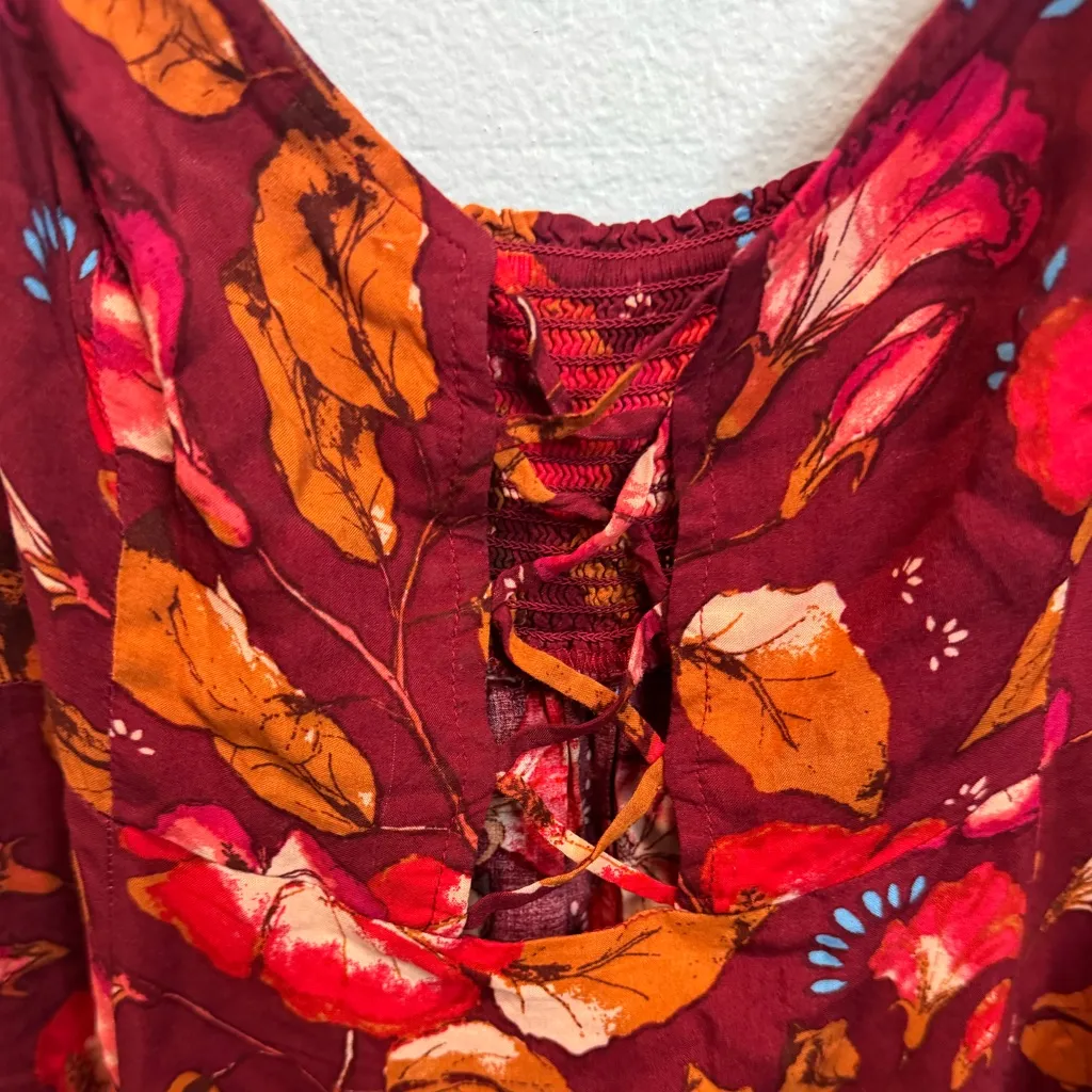 NWOT Free People Women's Red Lattice Lovers Slip Dress - Image 5