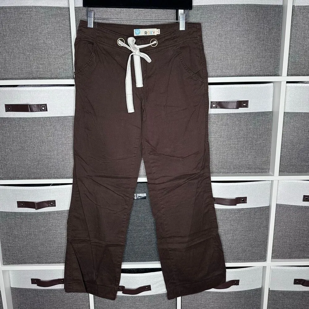 Roxy Wide Leg Draw String Pants Size 3 - Image 2